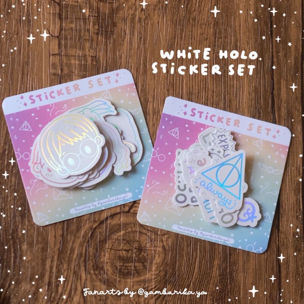 

GAMBARIKA Harry Potter Holo Sticker Pack / Stiker Die Cut Ilustrasi
