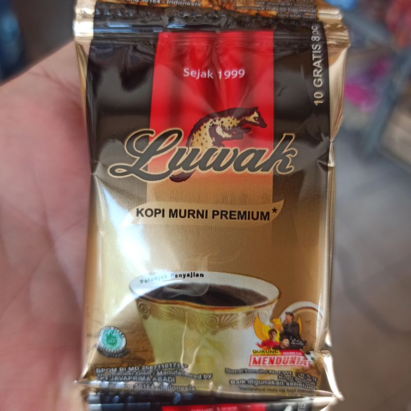 

Kopi Murni PREMIUM LUWAK Renceng Kemasan Kecil