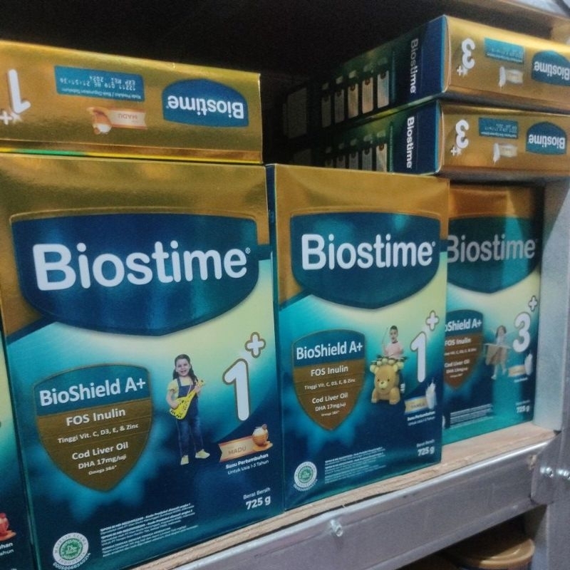 Biostime 1+ 3+ madu vanila 725gr