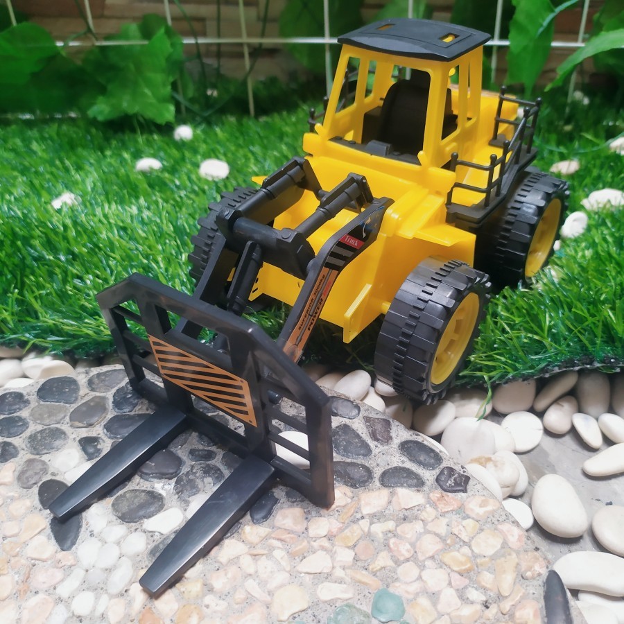 Mainan truk forklift anak kontruksi - mainan kado anak