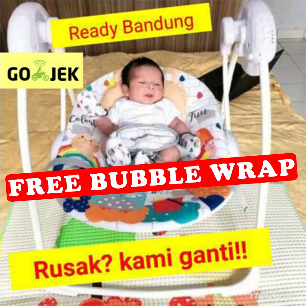READY BOUNCER_BAYI SUGAR BABY SUGARBABY SWING BOUNCER Elektrik Baby Sugar baby Ayunan Bayi Baby