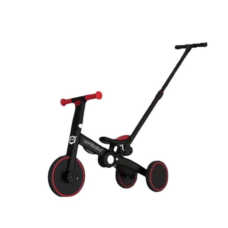 Nadio’s SEWA - Balance Bike UONIBABY 5in1 - Black Red (Jabodetabek)