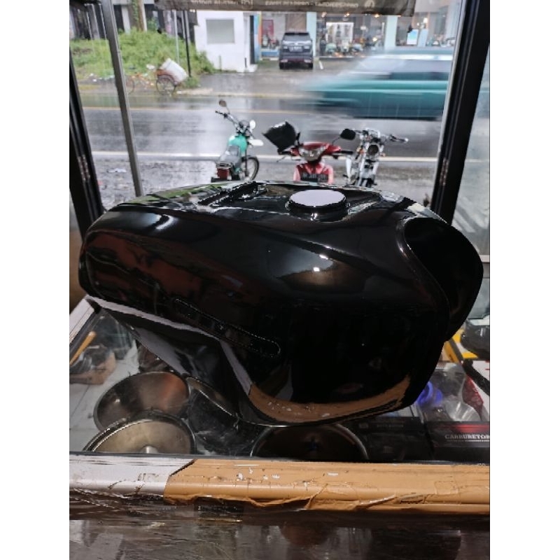 tangki gl100 import baru warna hitam by mitsuyo  TANGKI TENGKI GL100 GL CEPEK IMPORT MERK MITSUYO NO