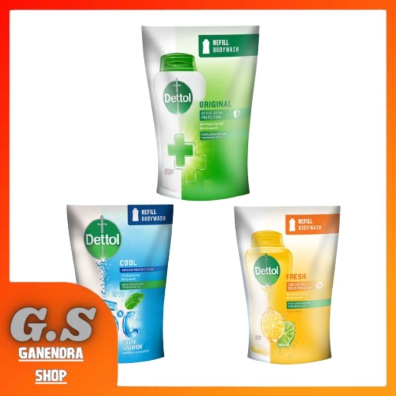 Dettol sabun mandi cair 410ml