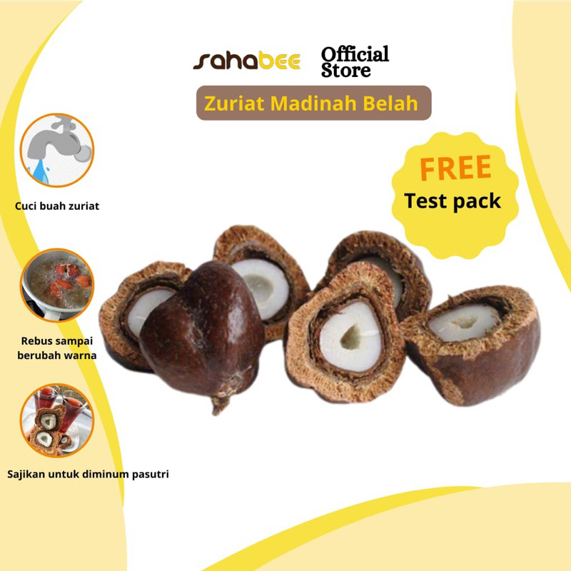 

Buah zuriat Madinah belah 1 kg free testpack/zuriatmadinah/zuriatpromil
