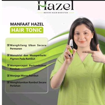 Hazel hair tonic penumbuh rambut kebotakan ampuh dan cepat 60 ml