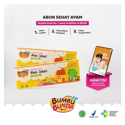 

Bumbu Bunda by Elia Abon Ayam Non MSG Non Pengawet 3x15gr