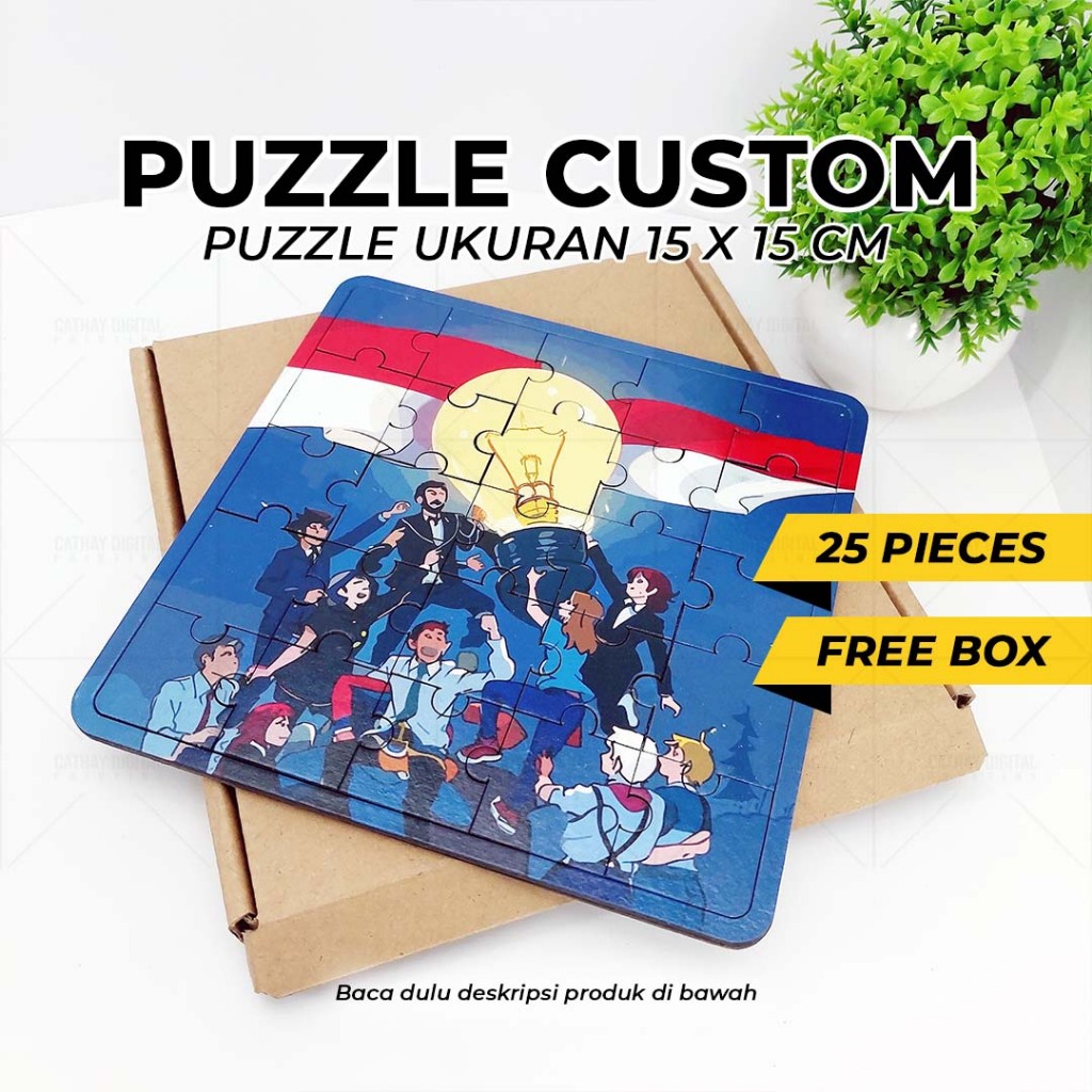 Puzzle Custom 15x15 Greyboard + box