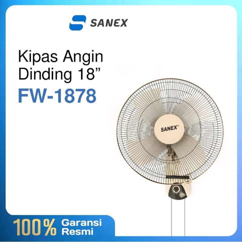 wall fan sanex 18inchi FW-1878 / kipas dinding sanex 18inch
