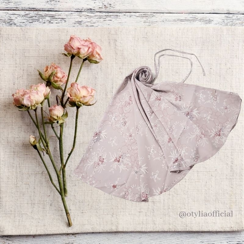 Bergo Silk Motif | Hijab instan