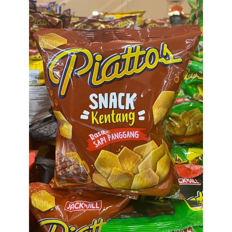 

(BUNDLING) 2PCS PIATTOS SNACK KENTANG 68GR + 1PCS PIATTOS SAMBAL MATAH 68GR