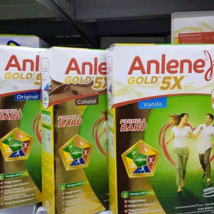 

Anlene Gold 5X Vanila Coklat Original 620gr