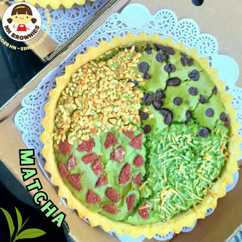 

[18 CM] PIE BROWNIES / BROWNIES PIE / BROWNIES MATCHA / BROWNIES RED VELVET / PIE MATCHA / PIE RED VELVET