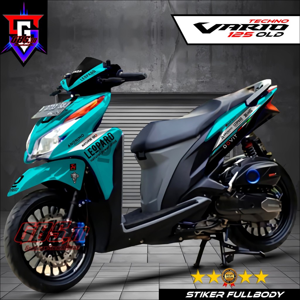 ( BISA COD ) Decal Vario 125 Old Full Body Motif Leopard Stiker Decal Vario Old 2012 2013 2014 2015