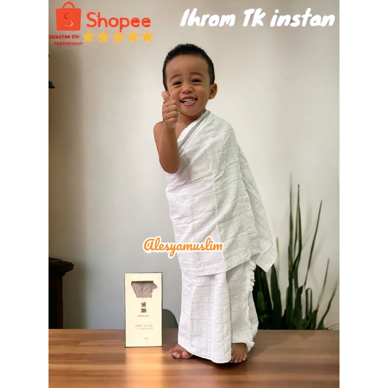 Kain Ihrom Instan Anak TK / KAIN IHRAM ANAK TK instan/PAUD INSTANT TERLARIS TERMURAH, BAJU MANASIK B