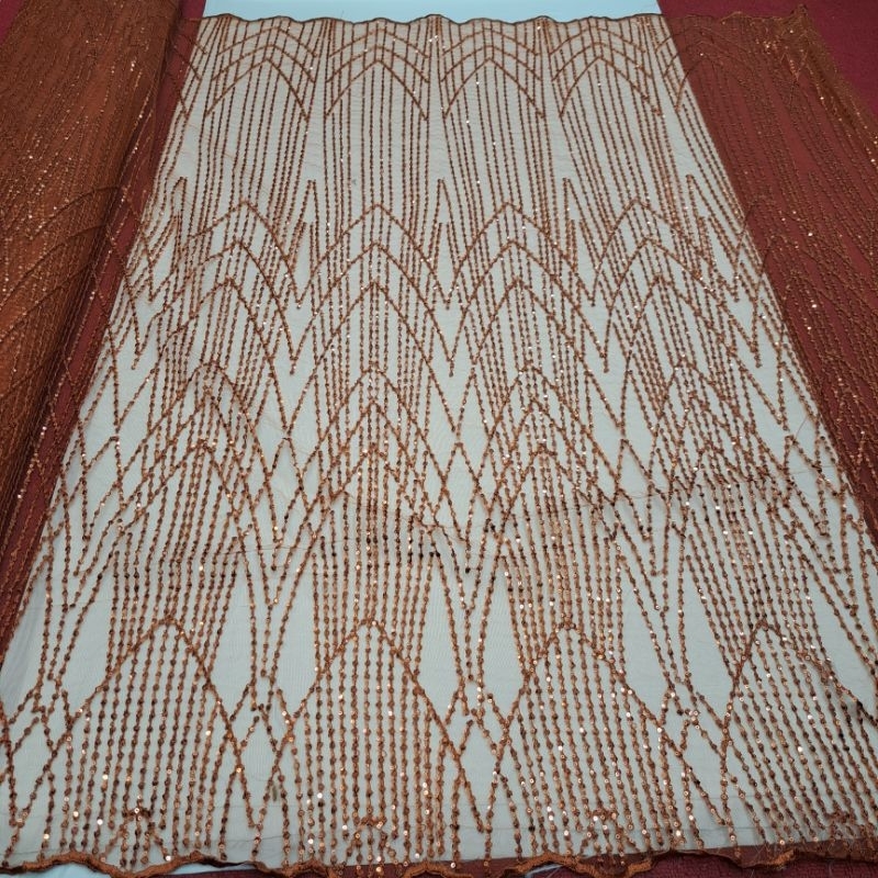 kain tile elisab lace bordir full payet