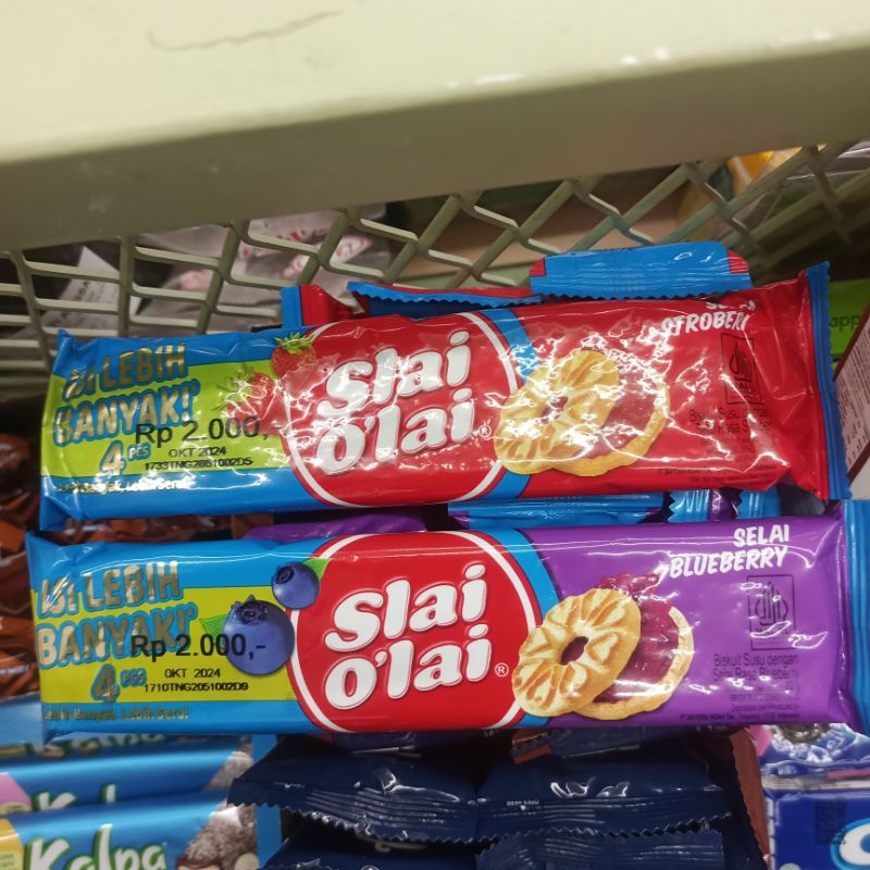 

[ISI 5 PCS] Biskuit Slai O'lai All Varian 32Gr x 5 Pcs
