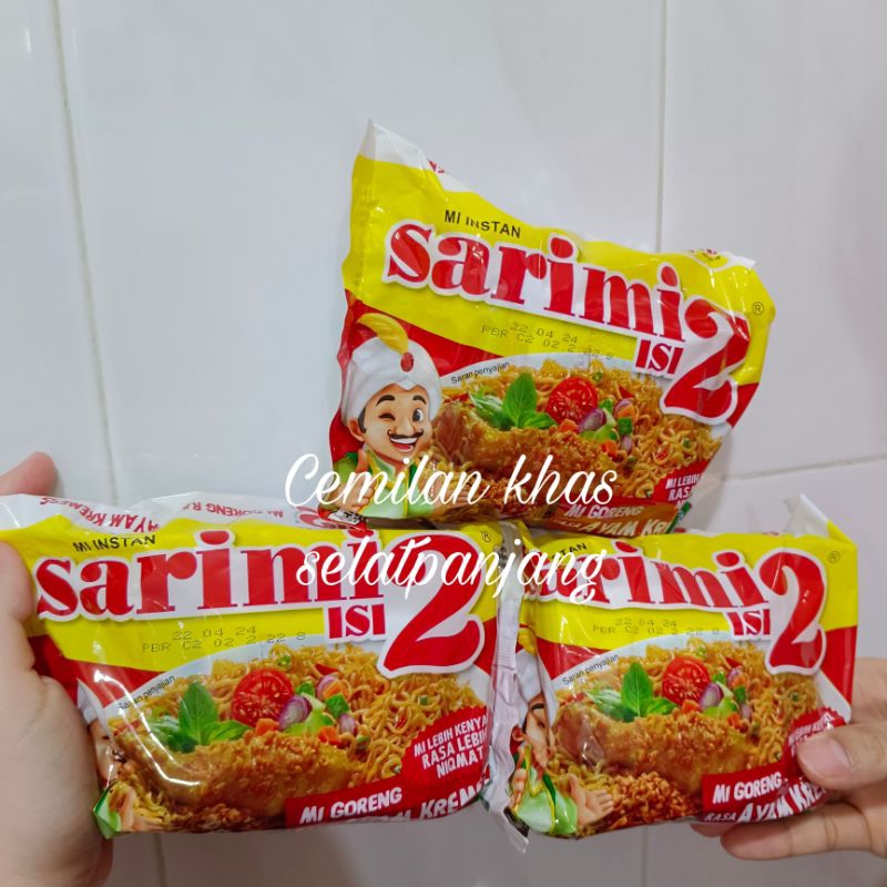 

SARIMI ISI 2 MIE GORENG AYAM KREMES ECERAN isi 3