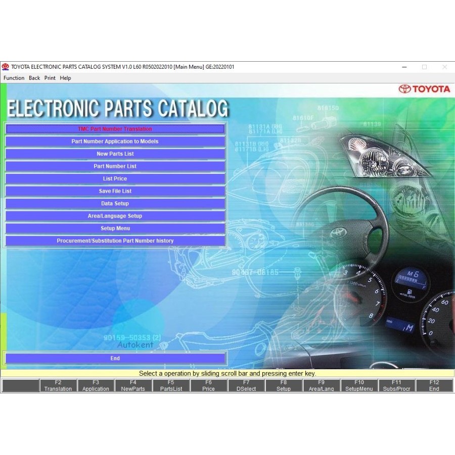 Toyota EPC (Electronic Part Catalog) Update 2022-06