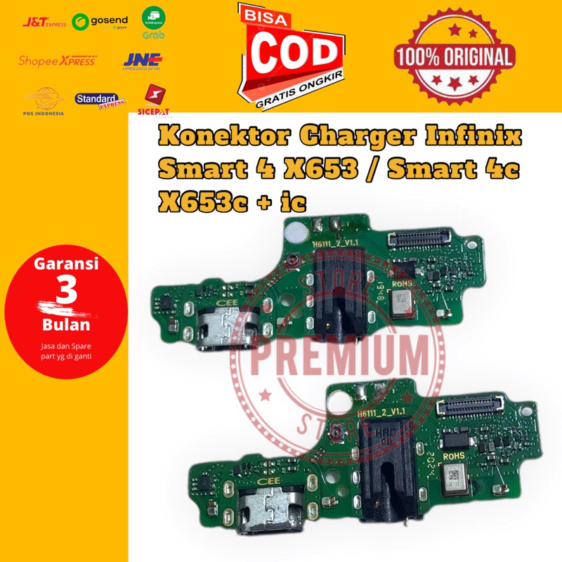 Flexible Konektor Charger Infinix Smart 4 X653 / Smart 4c X653c Papan Con cas Original new