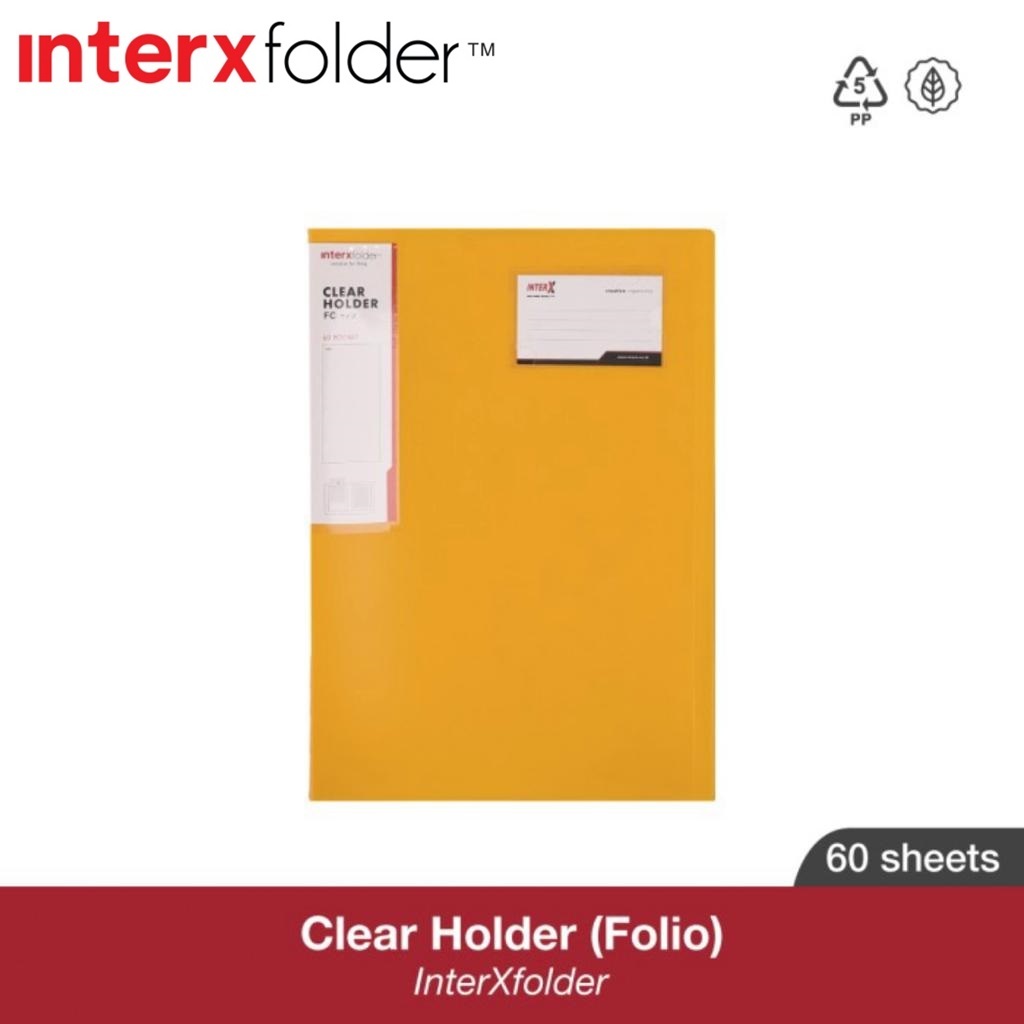 

Interxfolder Premium Display Album F4 / Clear Holder FC (Folio) 60 Pocket