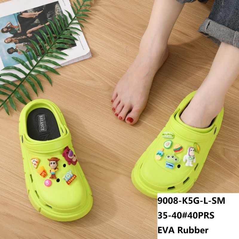 Sandal Baim Crocs Toy Story Dewasa Warna Hijau