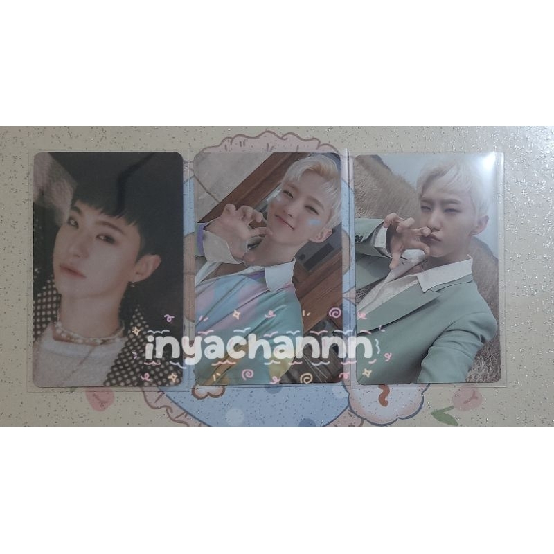 Photocard Seventeen Face The Sun Weverse ver Hoshi FTS wv