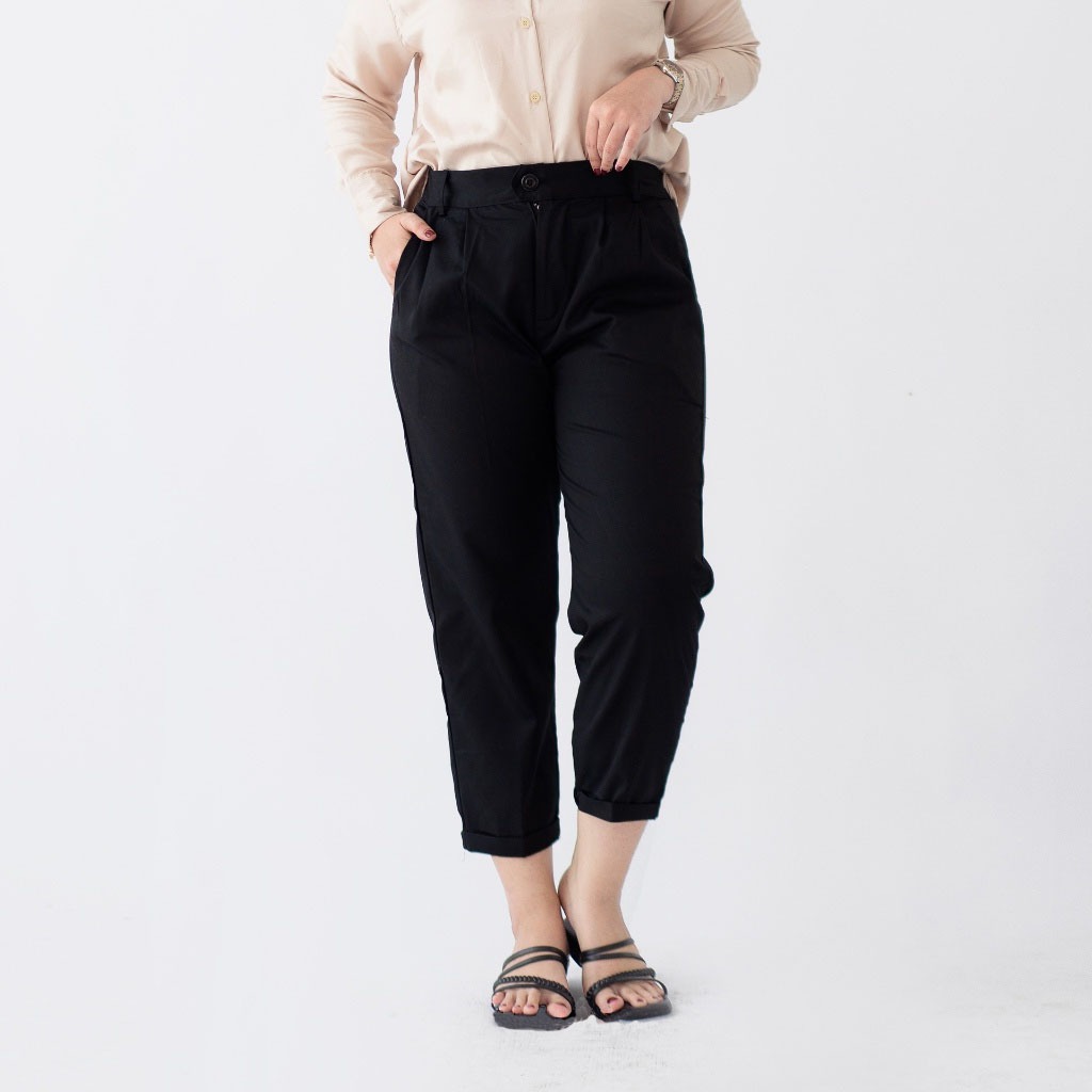 SRIWA Celana Kerja Wanita Ankle Pants Dengan Saku CP12