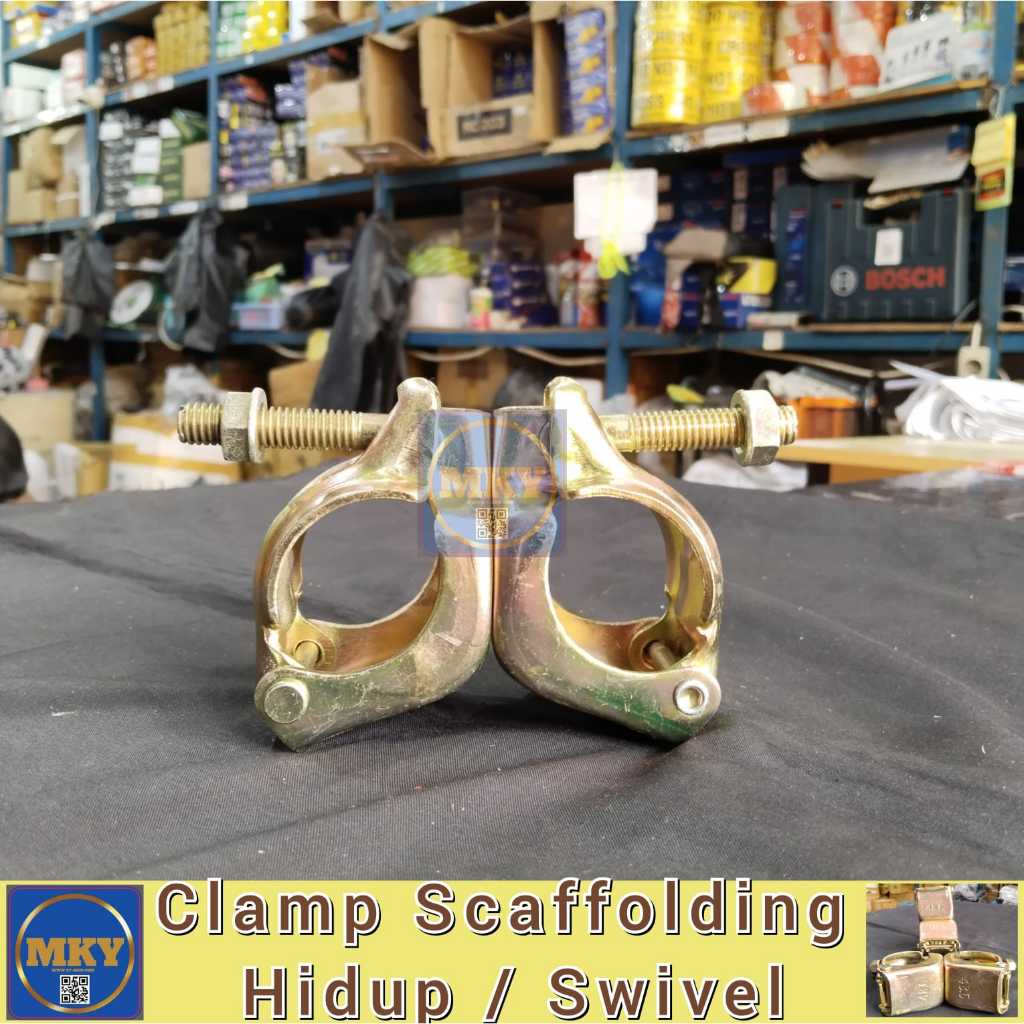 Scaffolding Clamp 1.5 " Swivel/Hidup-Clamp Steger-klem Pipa Perancah / Clamp Scaffolding Hidup/ Swiv