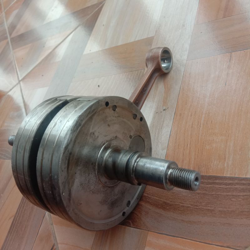 kruk as Kawasaki ninja rr zx 150 2tak bandul garis 2 pin pen 15 CBU original copotan crankshaft pnp 