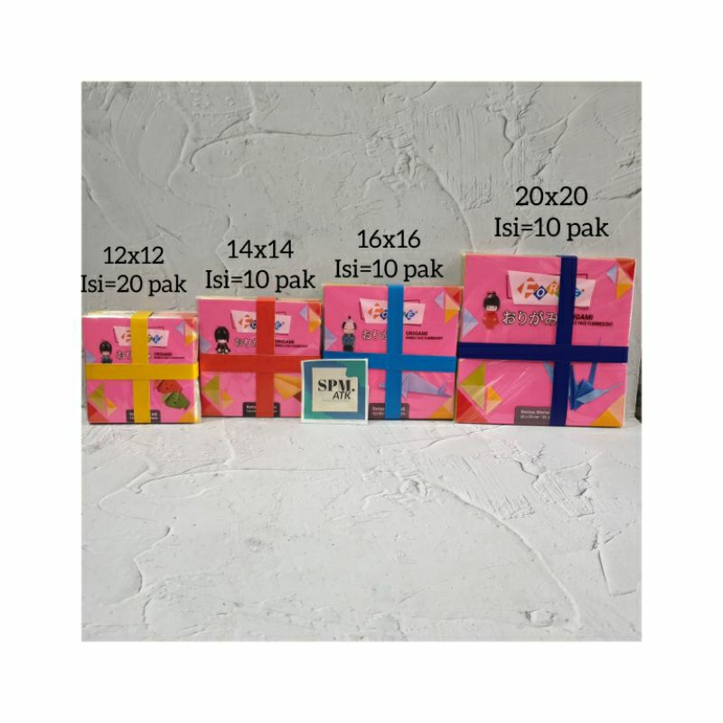 

MilL Origami Forte 16x16cm Dua Sisi