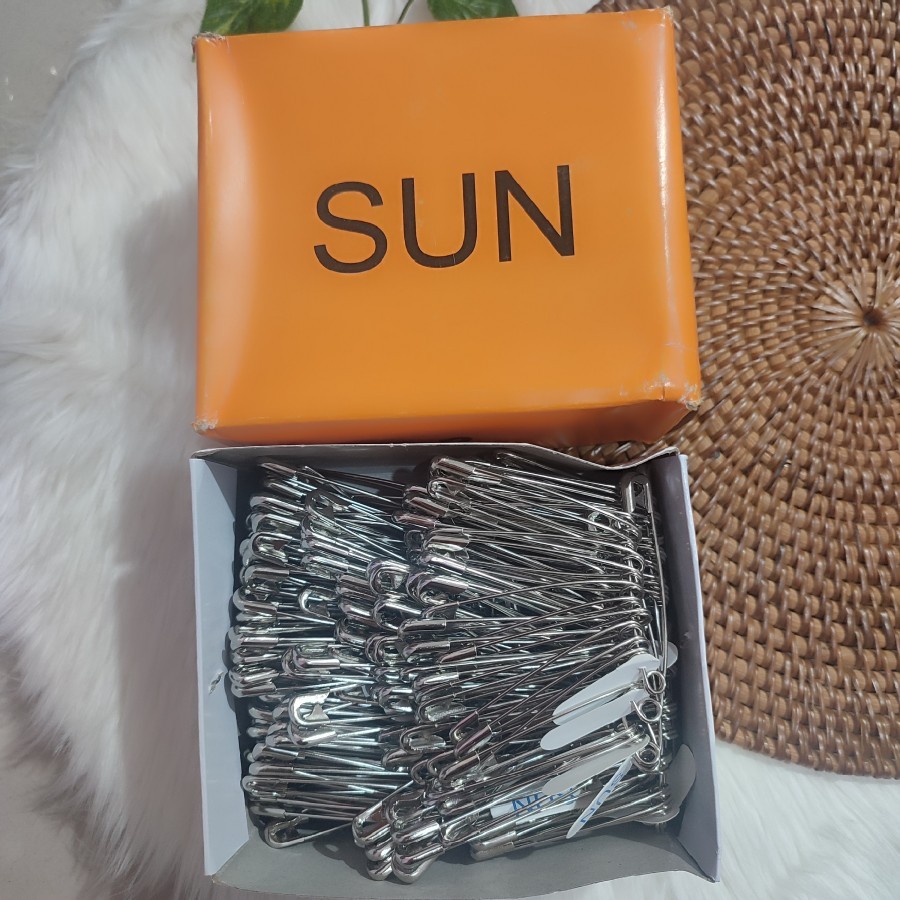 PerBOX Peniti Jumbo SUN pin besar peniti kasur isi +/-30renteng