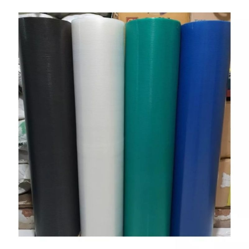 Fiber Pagar Plastik Polos/ Penutup Pagar Plastik Motif Polos