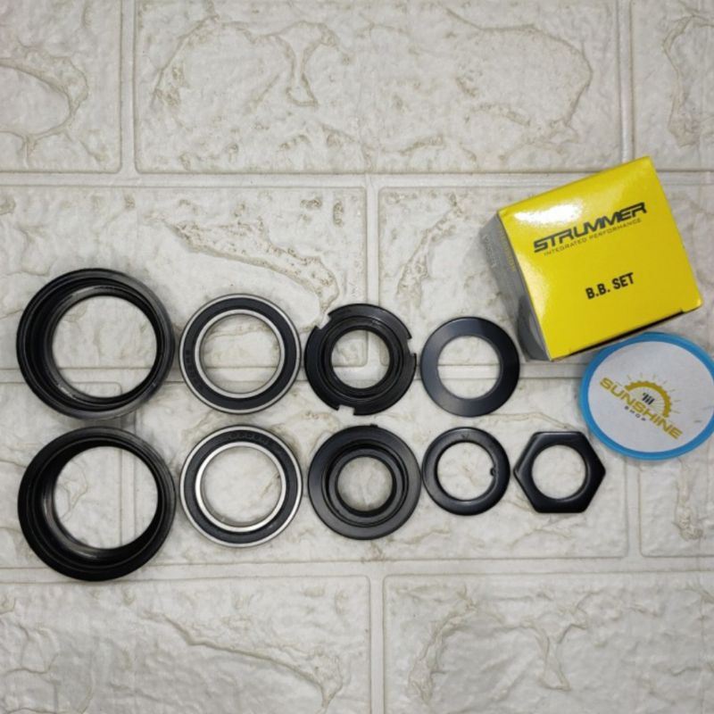 BB Set Kom Gear Tengah Bearing Mangkoan Crank Sepeda BMX 20 STRUMMER