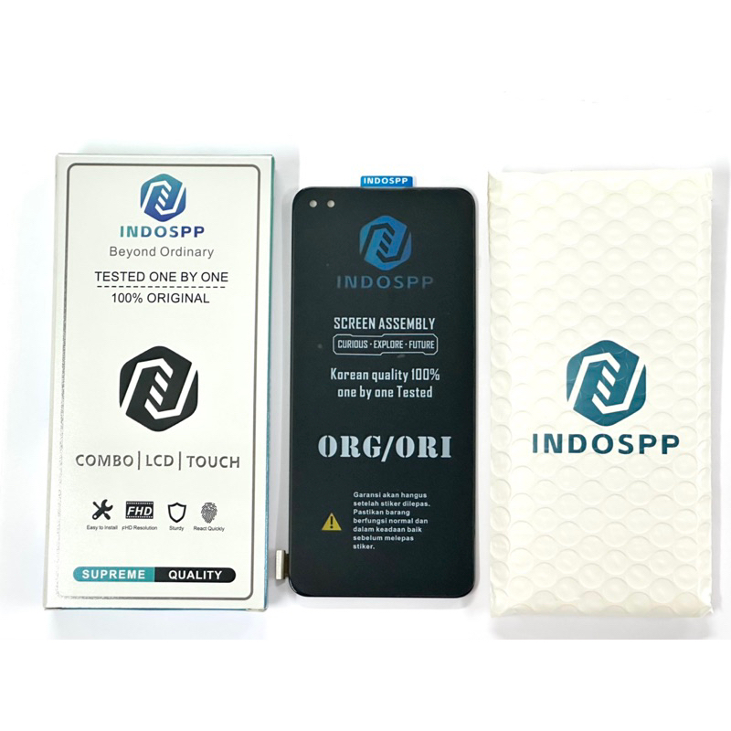 INDOSPP - lcd ts full set oppo reno4 reno4f reno4flite a93 2020 f17pro original indospp