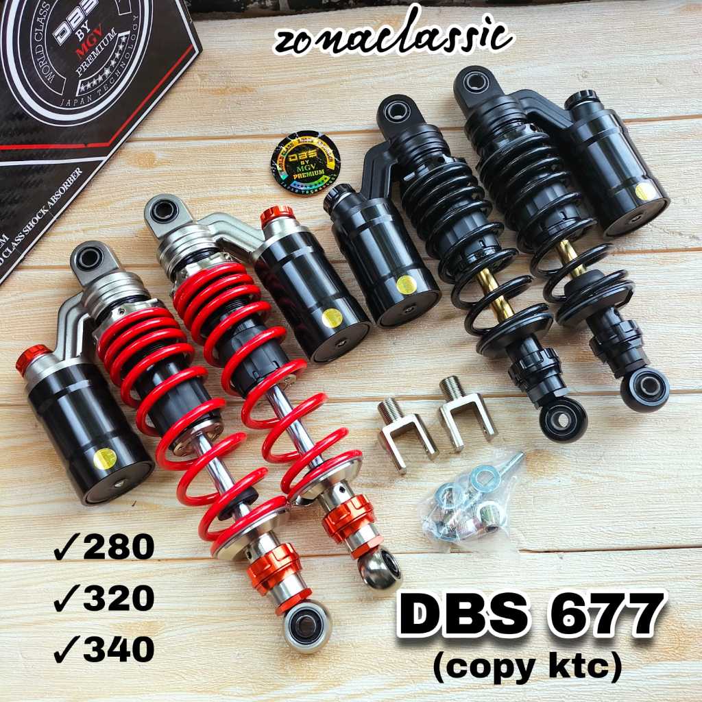 SHOCKBREAKER DBS-677 PREMIUM KLIK REBOUND FUNGSI RX KING CB GL SUPRA X FIZ R 280 320 MODEL GP KITACO