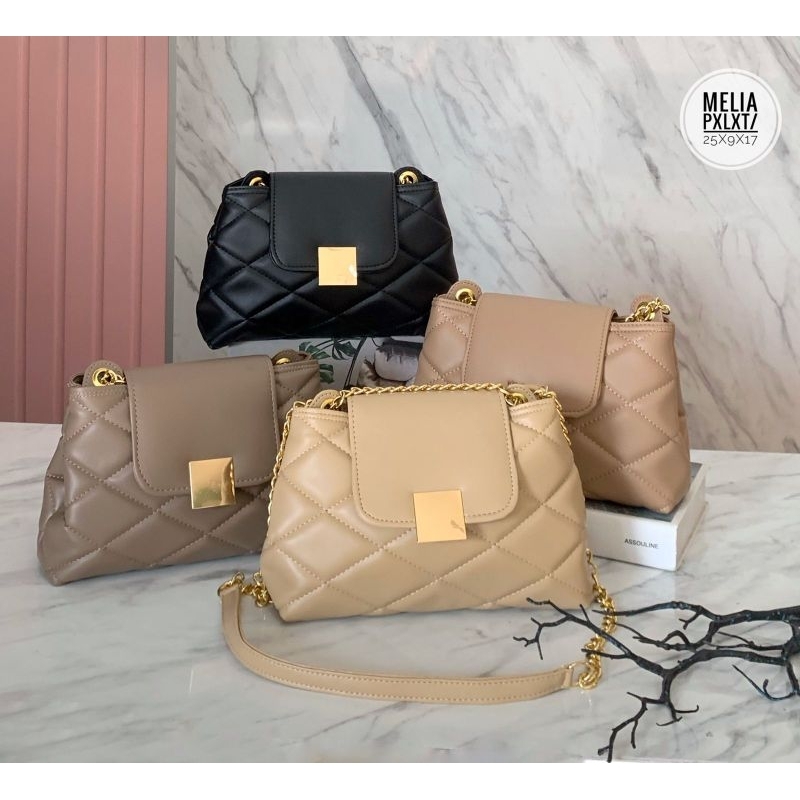 SLING BAG MELIA BORDIR /TAS KONDANGAN WANITA KEKINIAN/ TAS JALAN JALAN KEKINIAN/TAS WANITA MUAT BANY