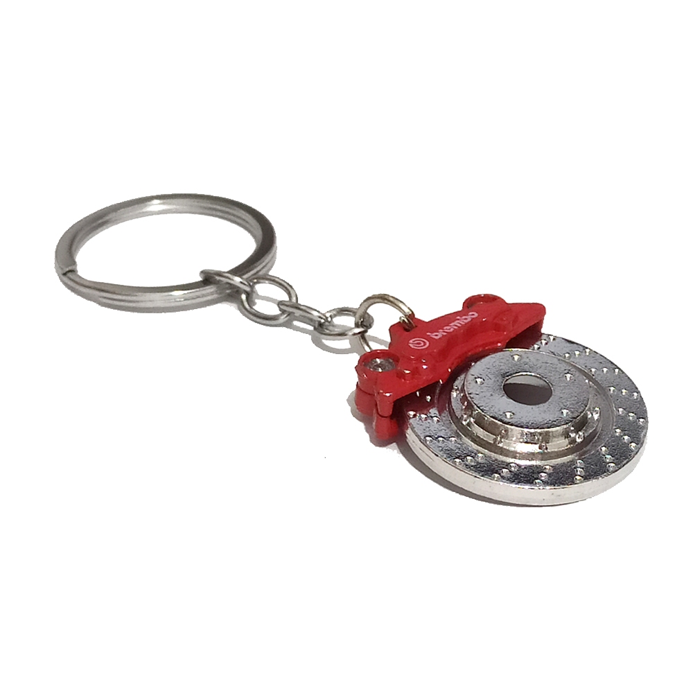 Red Brembo Brake Keychain Gantungan Kunci Rem Cakram Brembo 1132