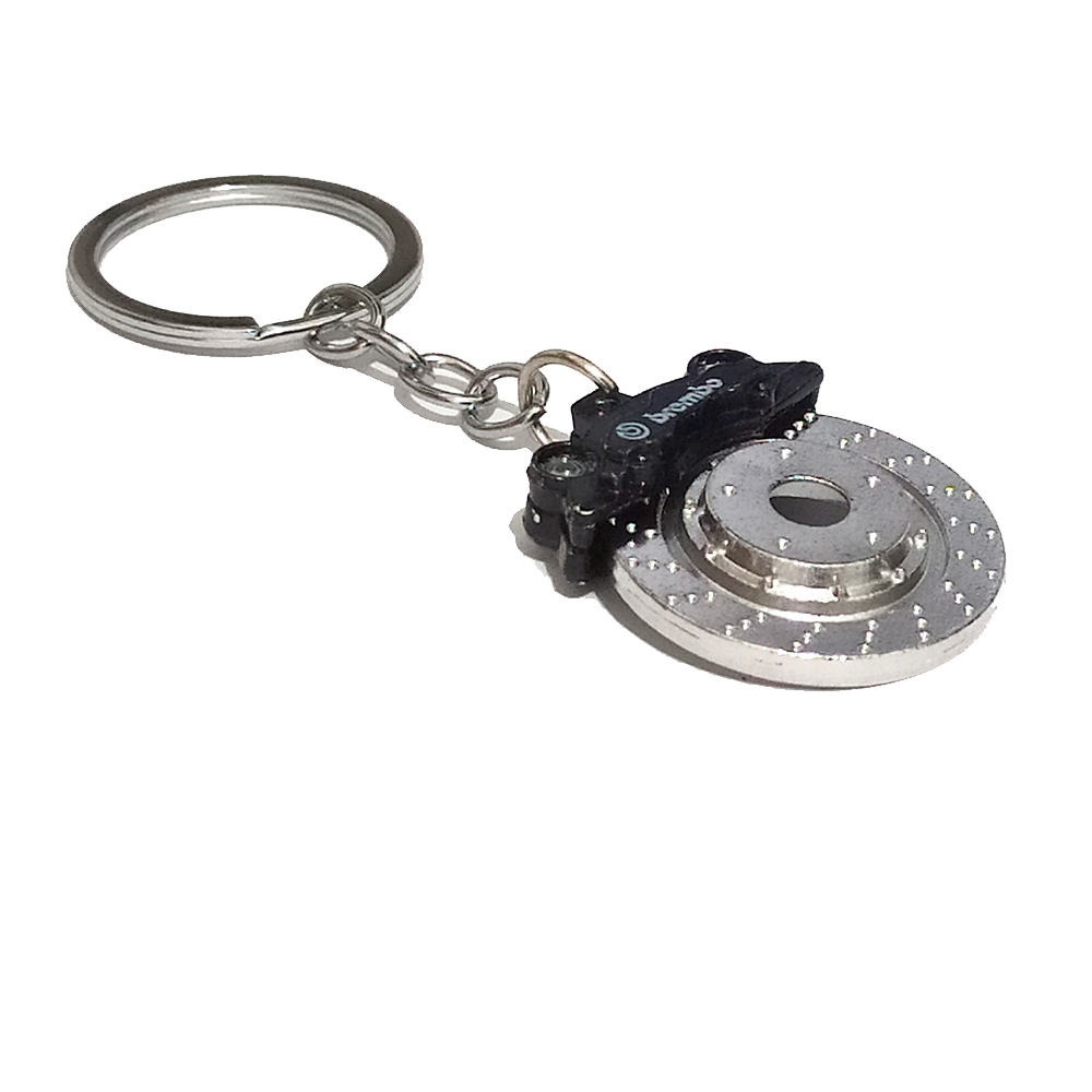 Black Brembo Brake Keychain Gantungan Kunci Rem Cakram Brembo 1134