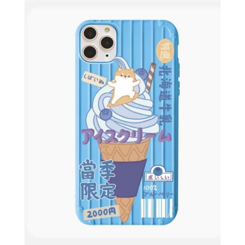 KOPER CASE POLOS MOTIF ICECREAM UNTUK OPPO A5S A12 A7 A12 A3S REALME A16 F9 F11 F11PRO