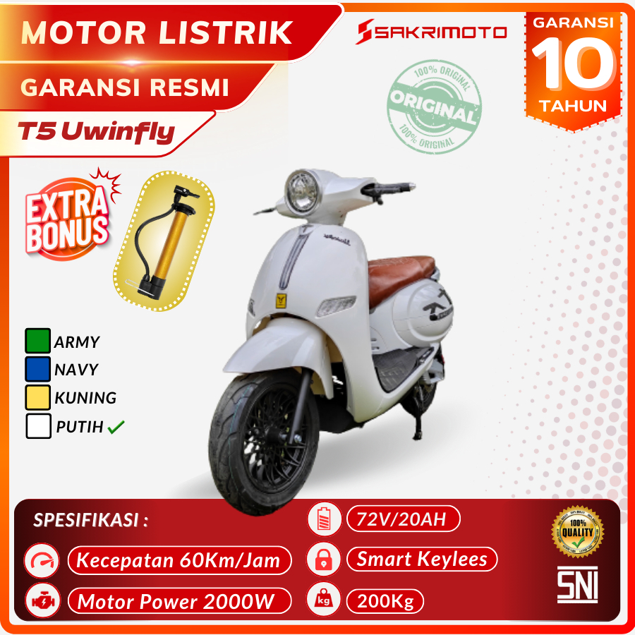 Uwinfly T5 Vespa Penerus T3 Garansi Resmi Uwinfly Murah