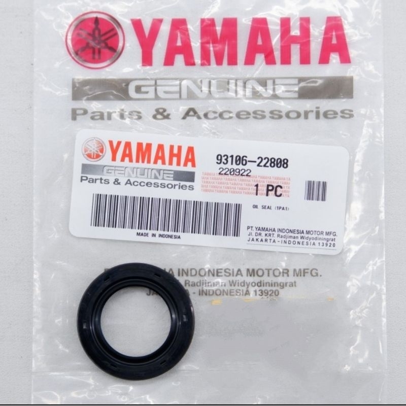 OIL SEAL/SEAL LAHER RODA DEPAN XMAX ORIGINAL YAMAHA 93106-22808 satuan
