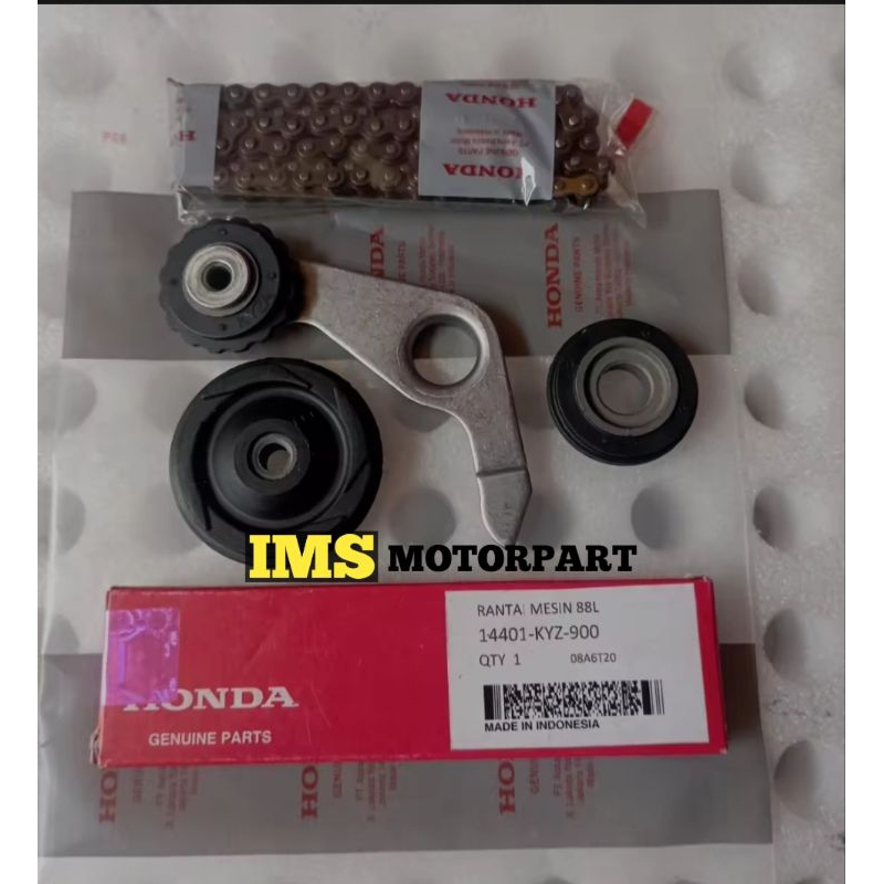 RANTAI KETENG + ROLL KETENG KYZ SUPRA X 125 F1 INJEKSI SUPRA X 125 HELM IN