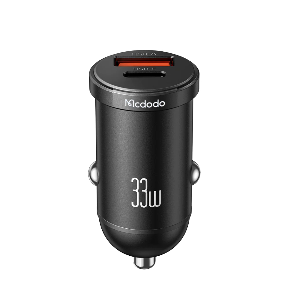 MCDODO CC-2320 Kepala Car Charger Mobil Dual Port USB A + Type C PD Fast Charging 33W untuk Samsung 