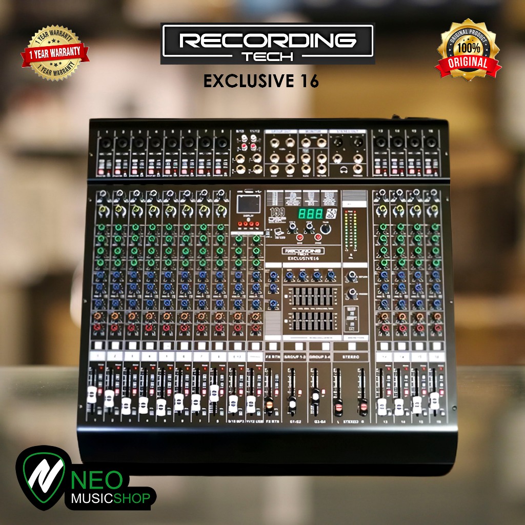 Recording Tech RT Exclusive 16 Exclusive16 Mixer Audio 16 Input