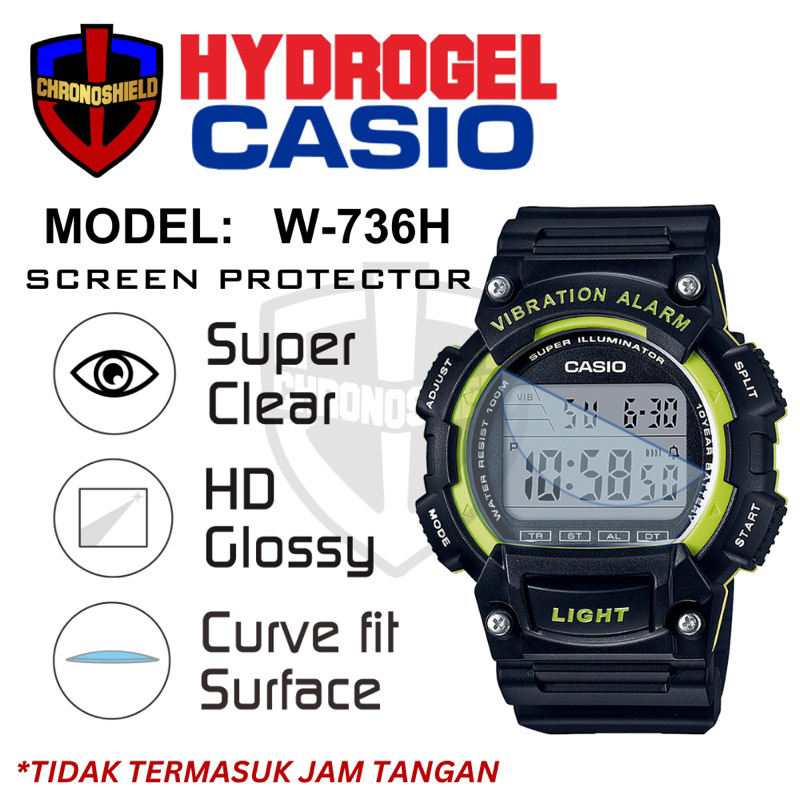 Antigores Jam Tangan Casio W736H W-736H Hydrogel