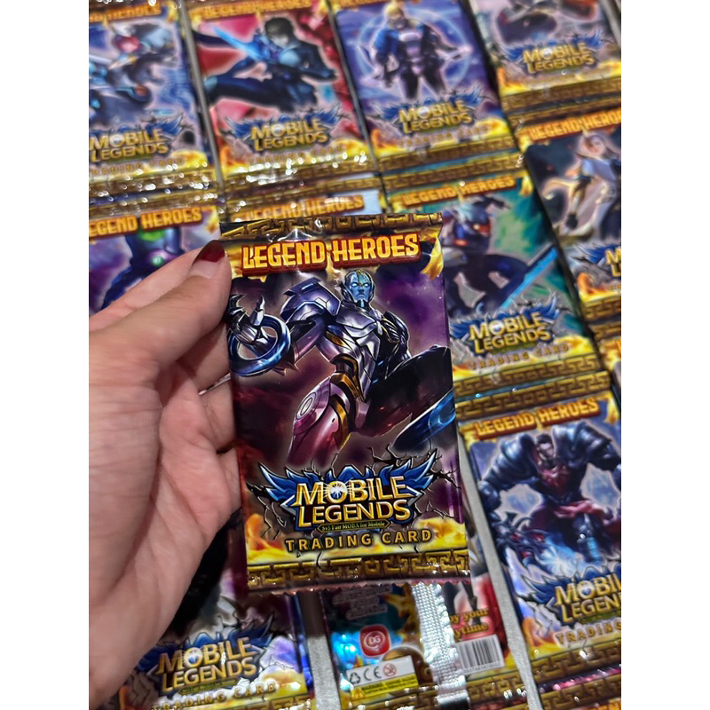 6 Sachet Kartu Foil Mobile Legends / Mainan Kartu Gambar ML Origin Trading Card