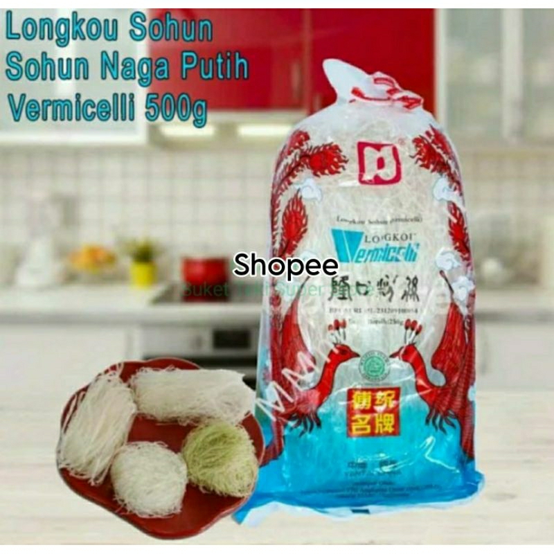 

Longkou Soun / Sohun Vermicelli Naga Burung 500gr Besar HALAL