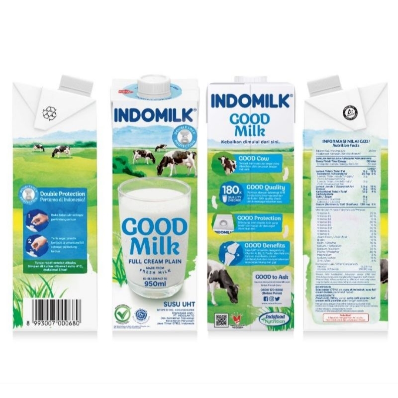

SUSU UHT INDOMILK FULL CREAM 950 ML