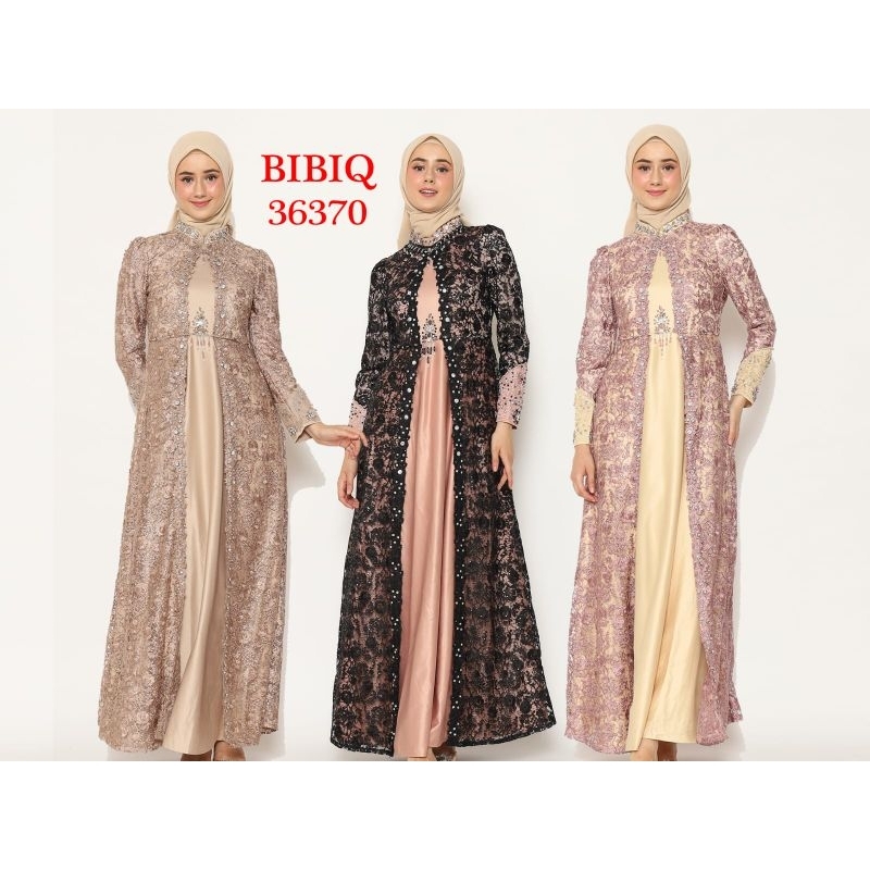 Bibiq 36370 Gamis Dress Muslim Fashion Muslim